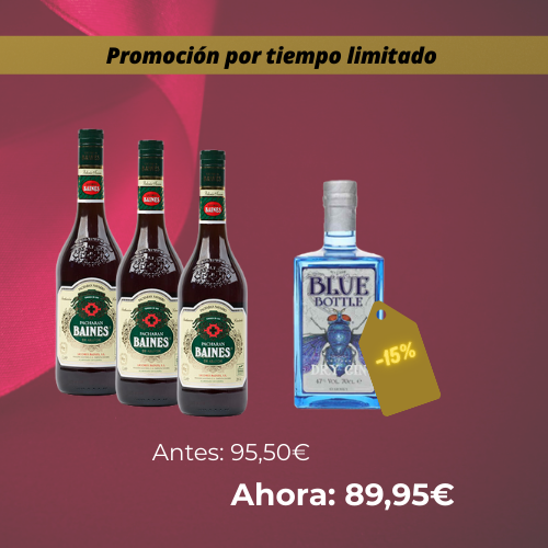 Pacharán Baines & Blue Bottle Gin